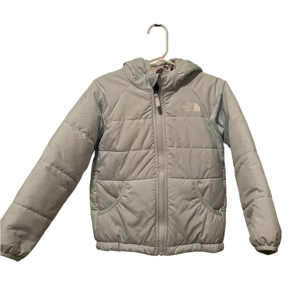 The Northface Girls 4T Reversible Hooded Jacket